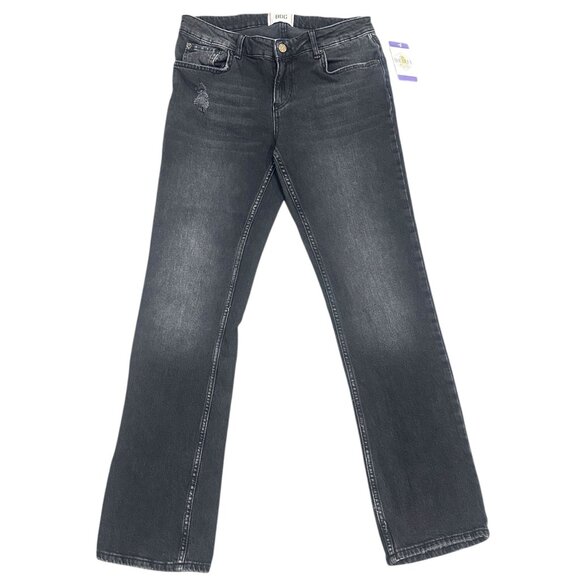 BDG Urban Outfitters Bootcut Jeans Black 33" Inseam Low Rise 29 Normcore Minimal - Picture 1 of 16